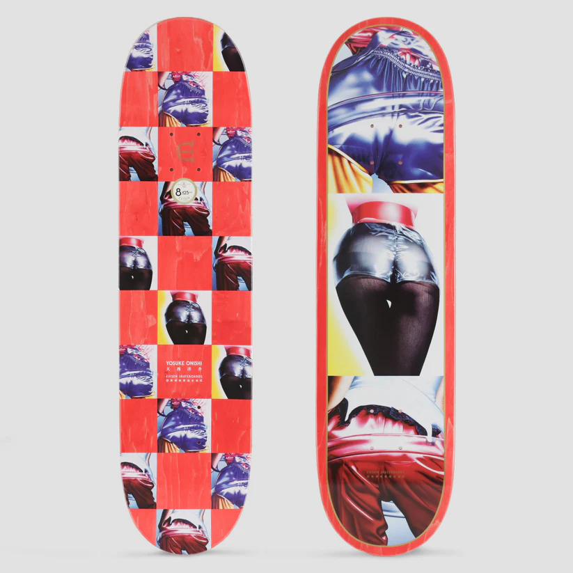 EVISEN 8.0 YOSUKE ONISHI 3 PEACHES SKATEBOARD DECK