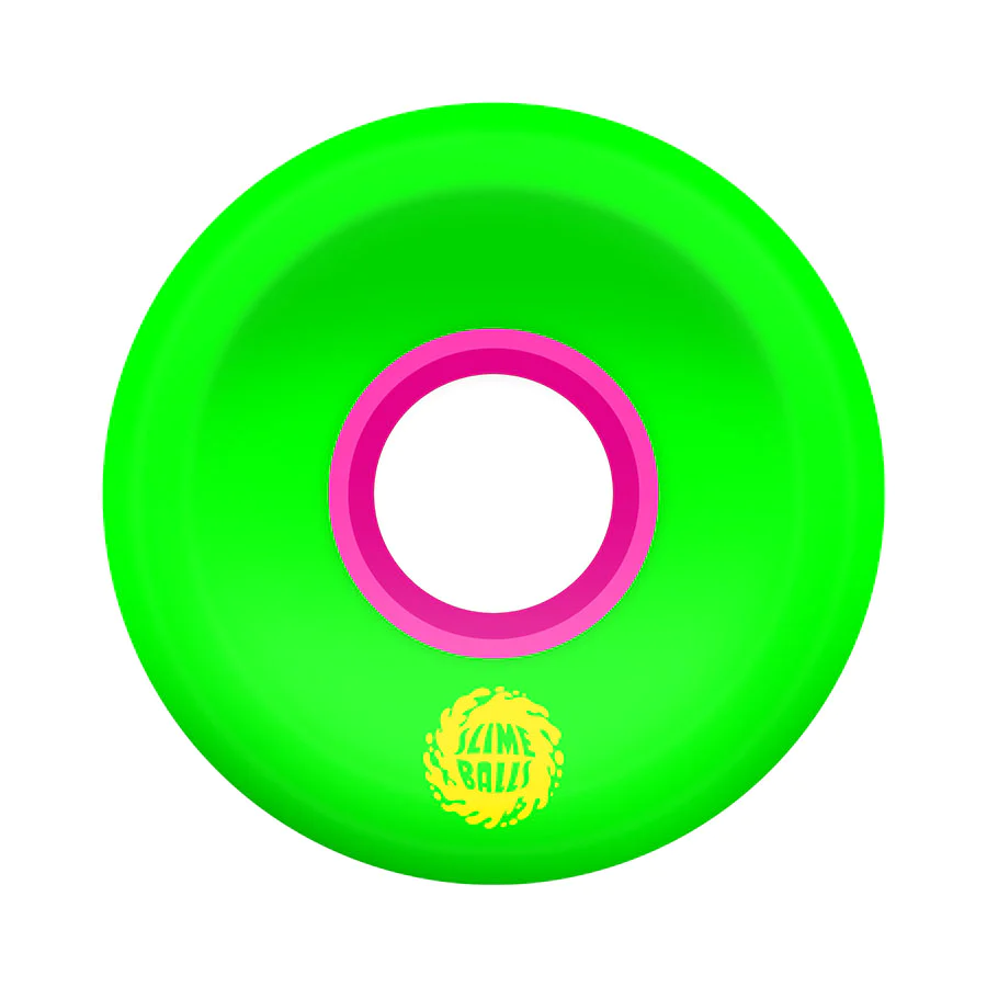 Slime Balls Skateboard Wheels 54.5mm Mini OG Slime Green Pink 78a