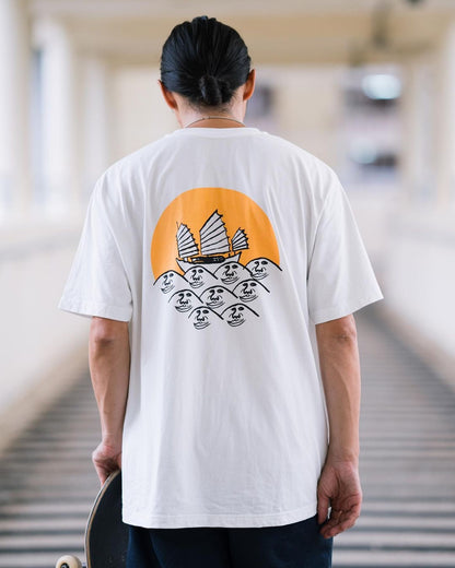 Ninepush Tshirt Hong Kong Boats