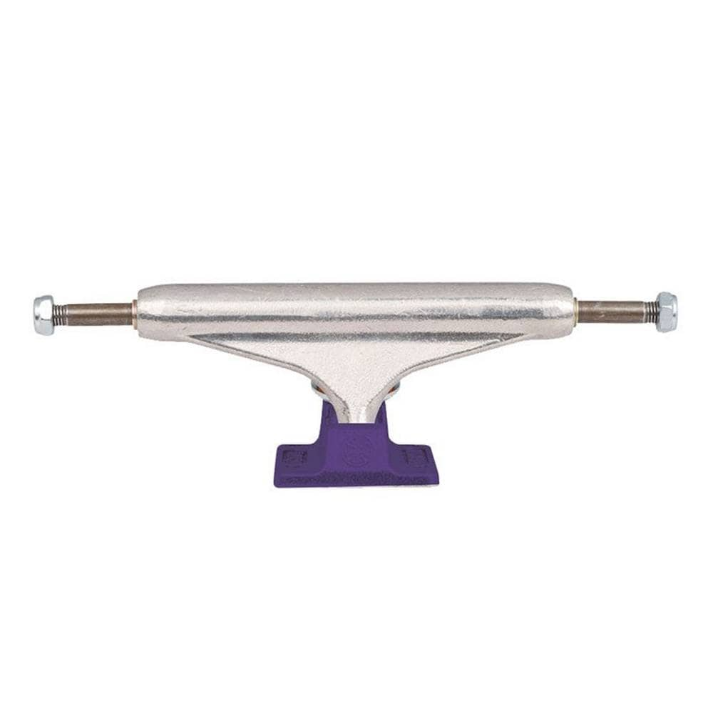 INDEPENDENT TRUCKS 144 Hollow Silver/Anodised Purple Skateboard Trucks