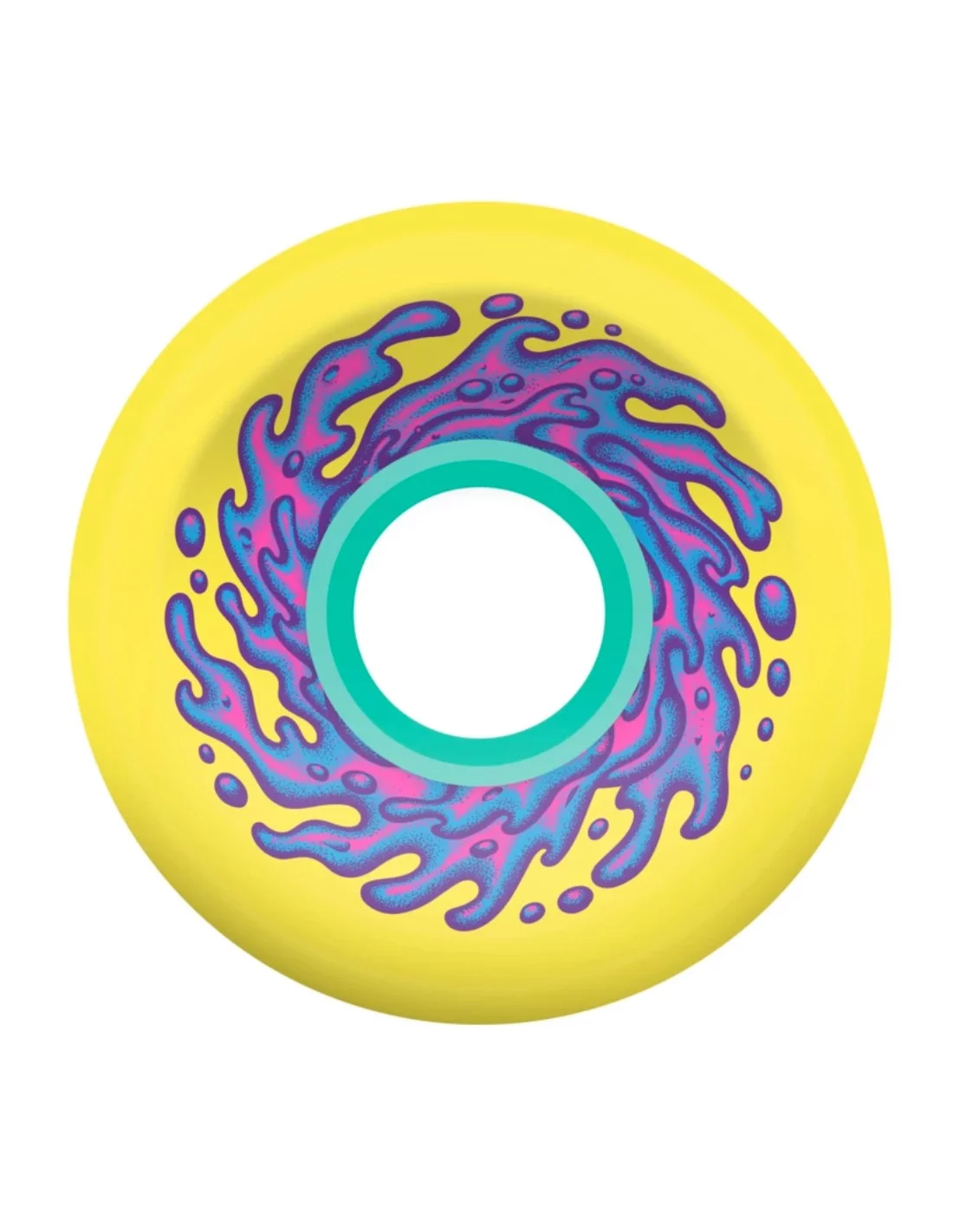 Slime Balls Skateboard Wheels 54.5mm Mini OG Slime yellow purple 90a